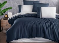 Постельное белье сатин delux First Choice - Groovy Denim (Турция), евро